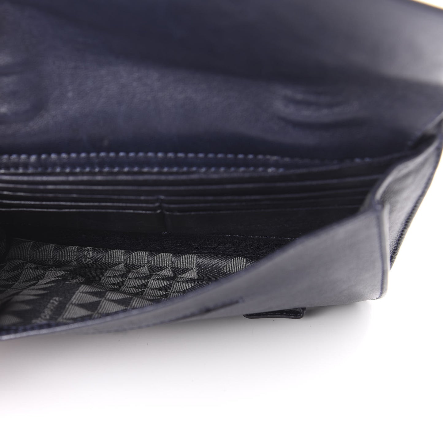 Lambskin PS1 Large Chain Wallet Midnight