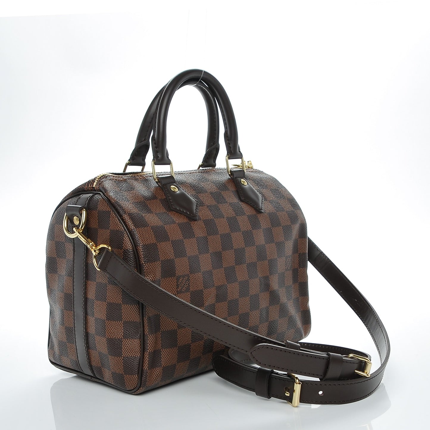 Damier Ebene Speedy Bandouliere 25
