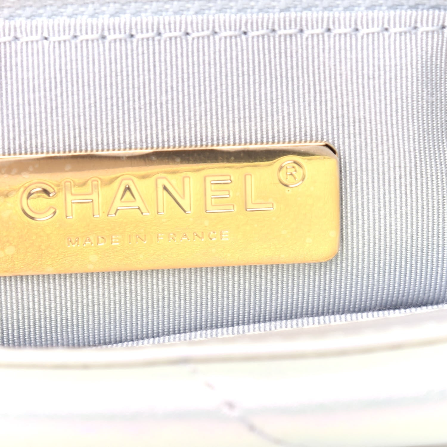 Chanel Iridescent Calfskin Quilted Medium Chanel 19 Flap White 6 of 11