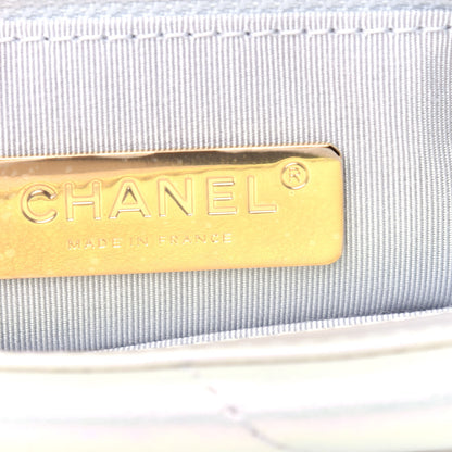 Chanel Iridescent Calfskin Quilted Medium Chanel 19 Flap White 6 of 11