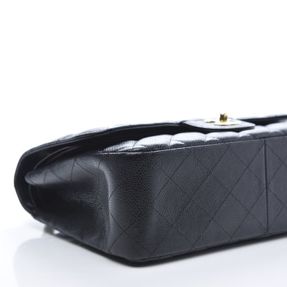 Chanel Caviar Quilted Jumbo Double Flap Black 8 of 10