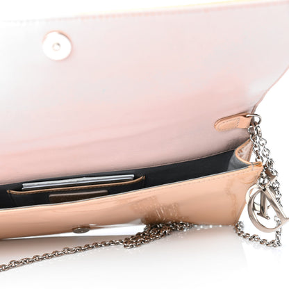 Christian Dior Patent Cannage Lady Dior Convertible Clutch Pink 4 of 4