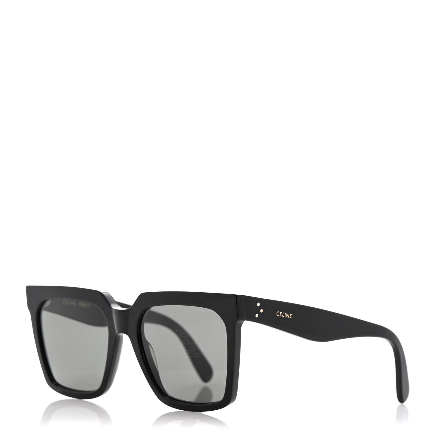 Acetate Polarized Oversized Sunglasses CL4055IN Black