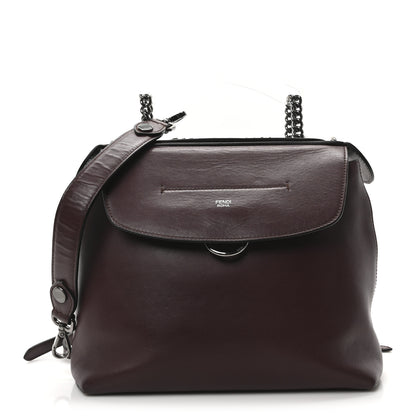 Fendi Vitello Century Opaco Large Back to School Backpack Bordeaux 1 of 10