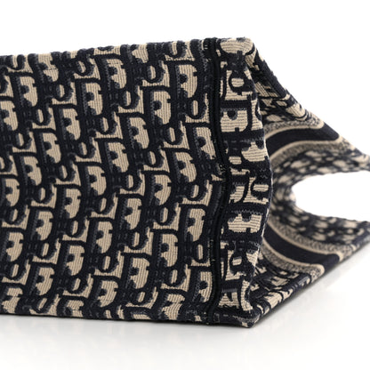 Christian Dior Oblique Medium Book Tote Blue Multicolor 10 of 14