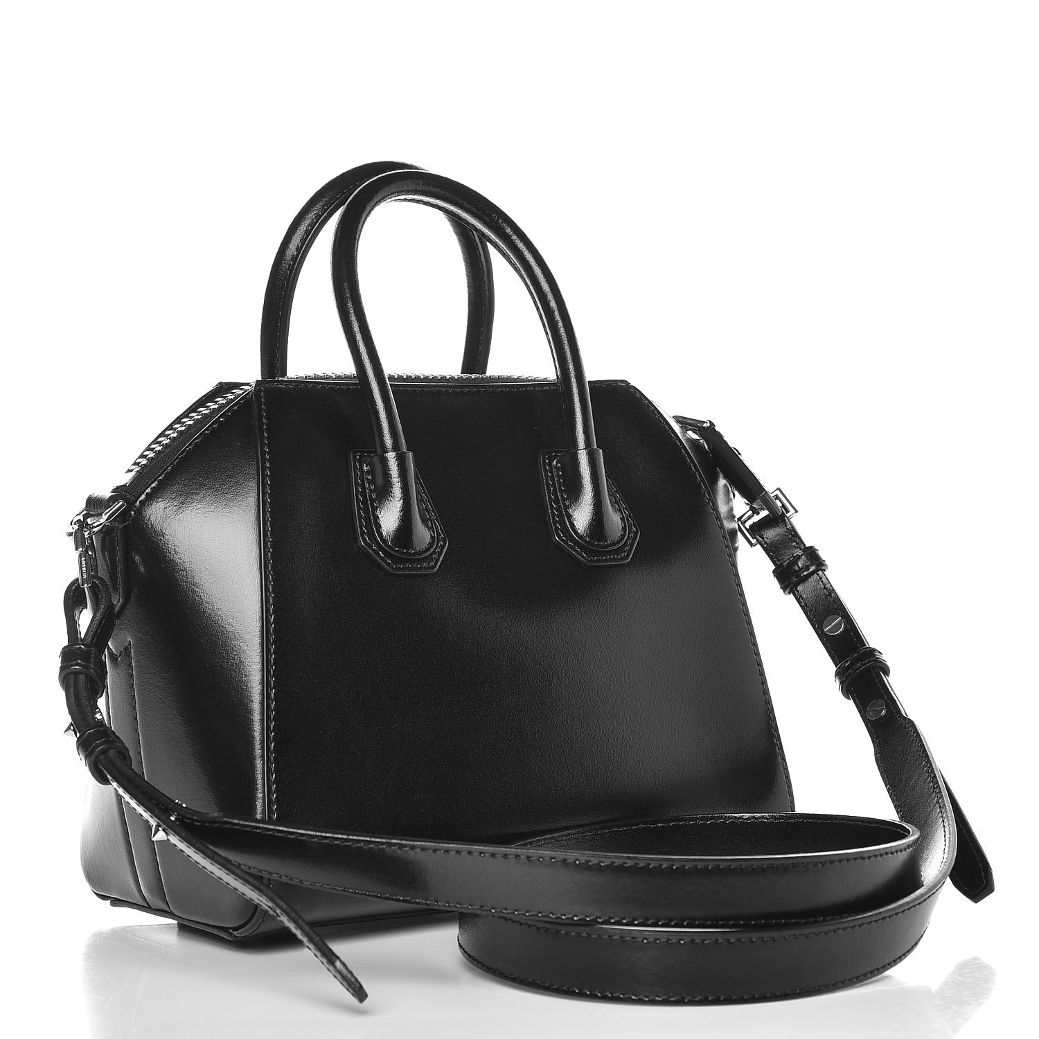 Givenchy Shiny Lord Calfskin Mini Antigona Black 10 of 15