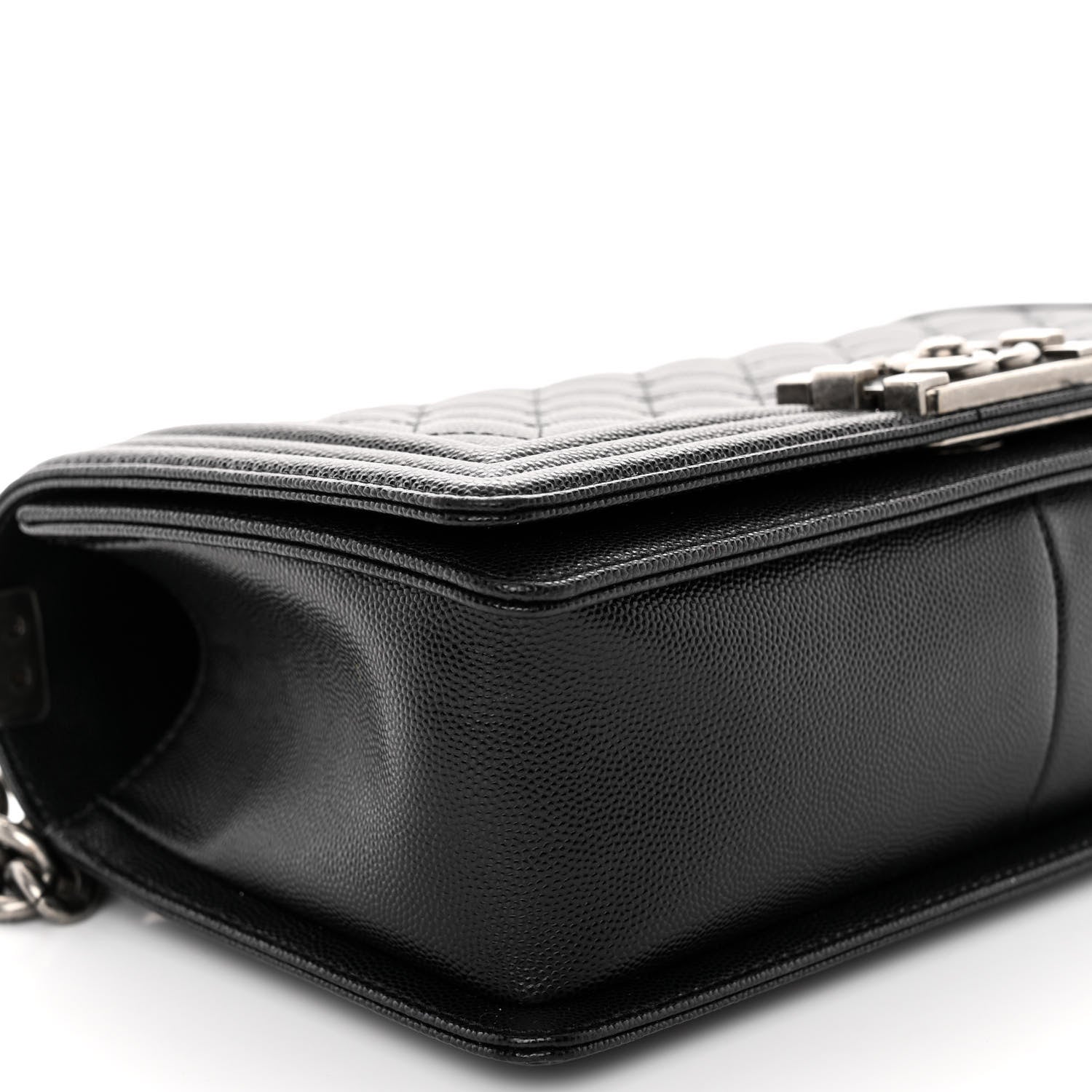 Chanel Caviar Quilted Medium Boy Flap Black 9 of 10