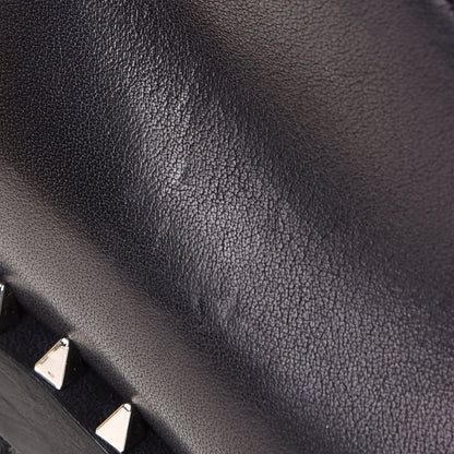 Christian Louboutin Calfskin Spikes Birgitta Lug 70 Zip Around Ankle Boots 35 Black 8 of 12