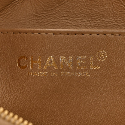 Chanel Lambskin Quilted Chocolate Bar Wristlet Beige 6 of 10