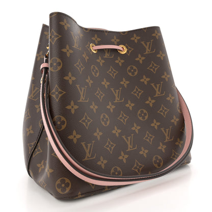 Louis Vuitton Monogram Neonoe MM Rose Poudre 3 of 10