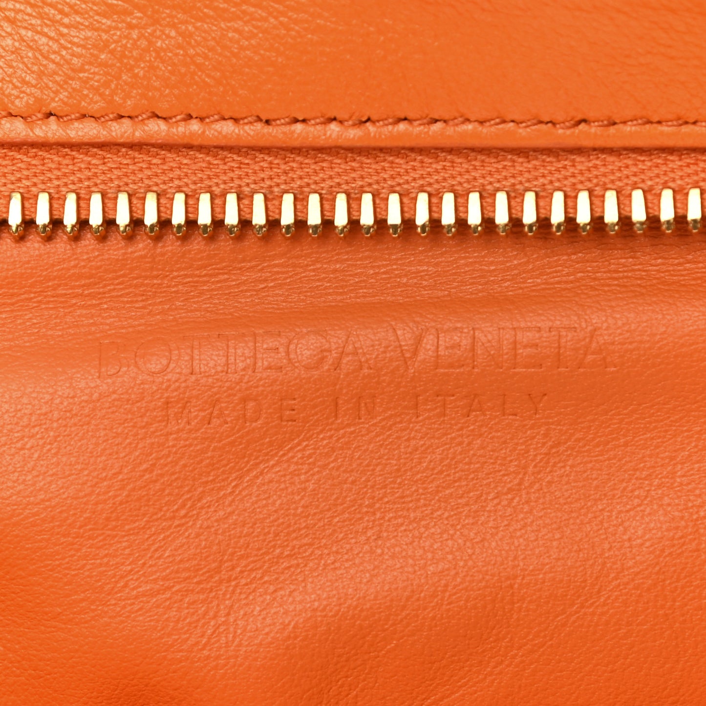 Nappa Intrecciato BV Twist Orange