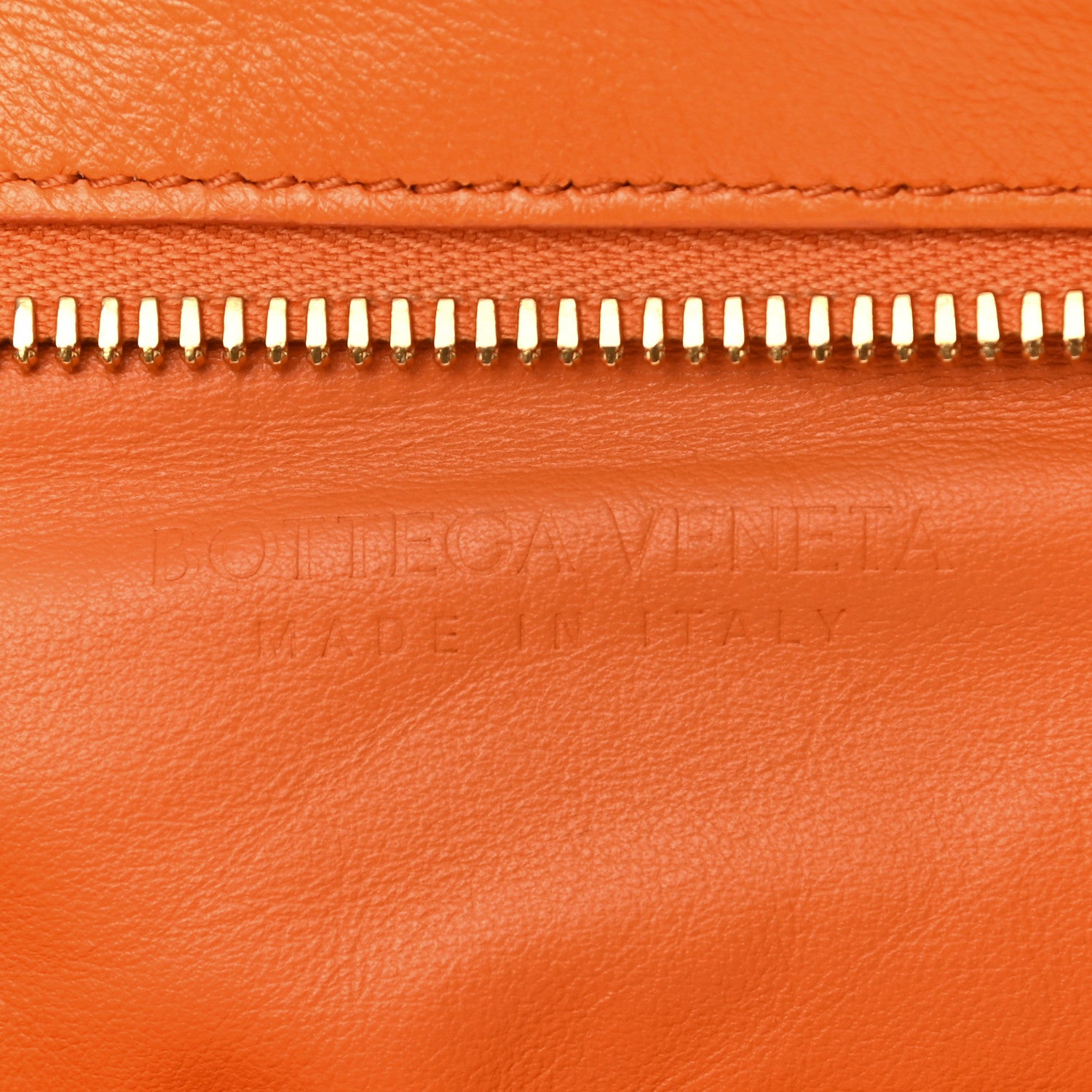 Bottega Veneta Nappa Intrecciato BV Twist Orange 6 of 10