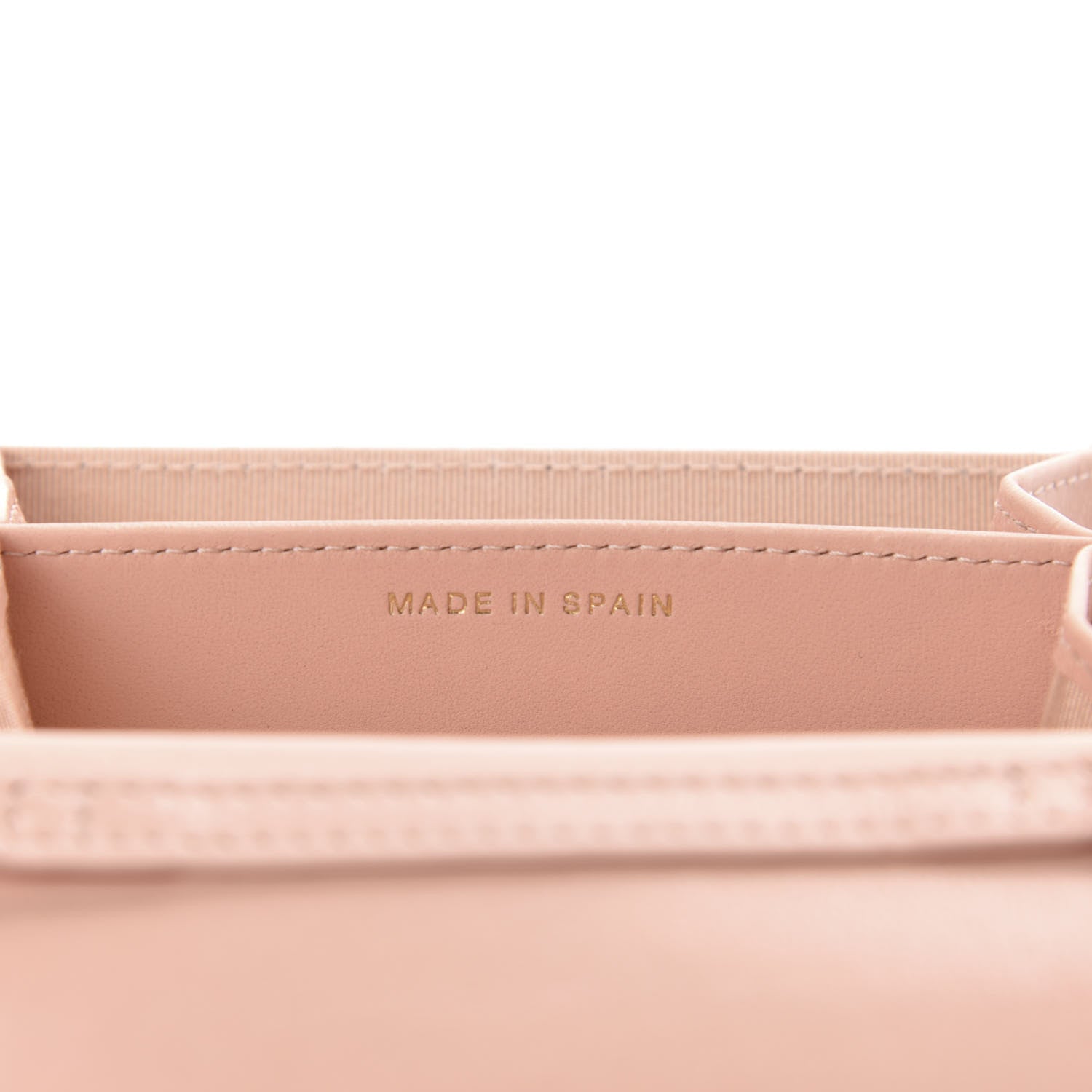 Chanel Lambskin Quilted Flap Card Holder On Chain Light Pink 9 of 12