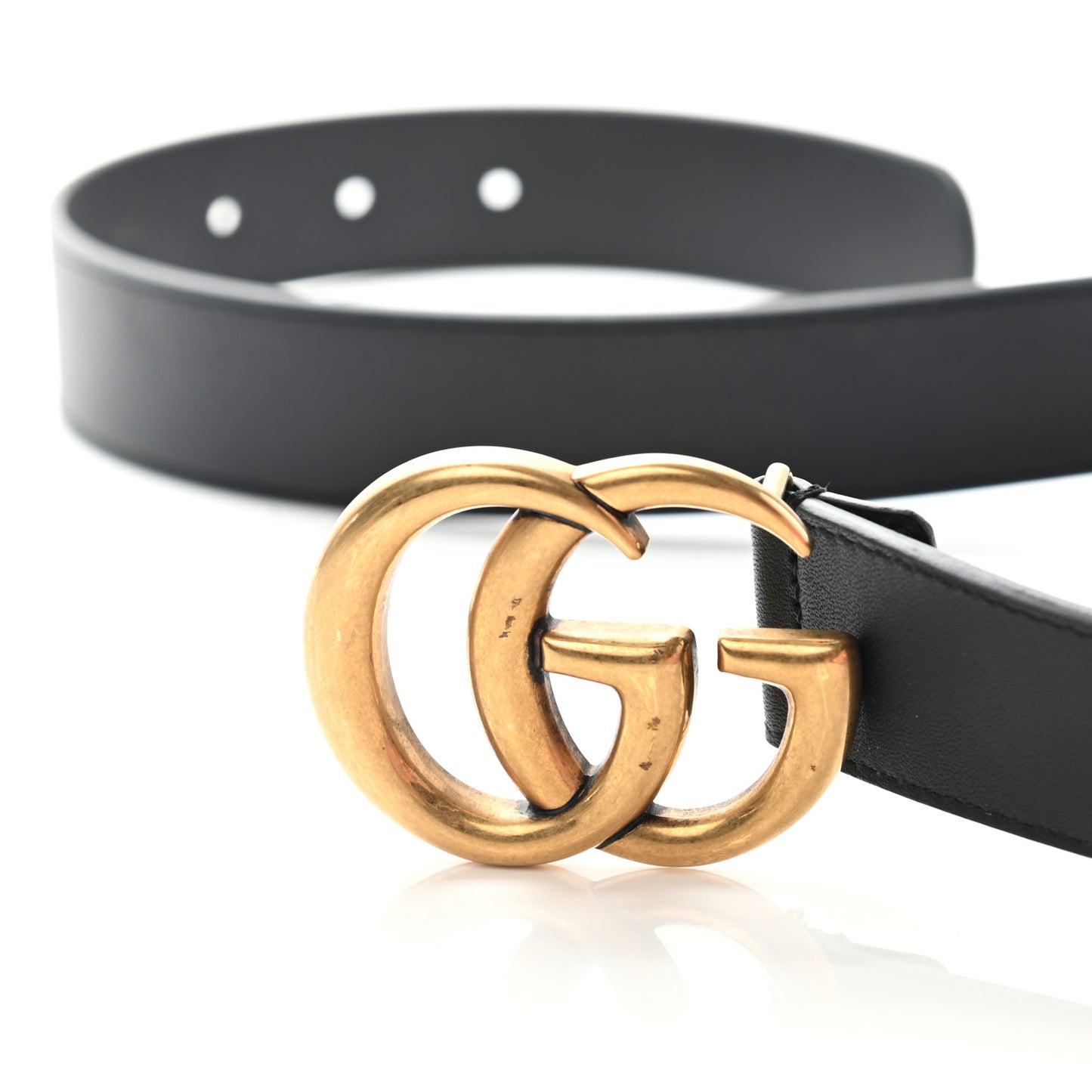 Calfskin Double G 30mm Belt 100 40 Black