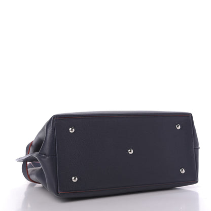Louis Vuitton Calfskin Lockme Day Marine Rouge 4 of 8