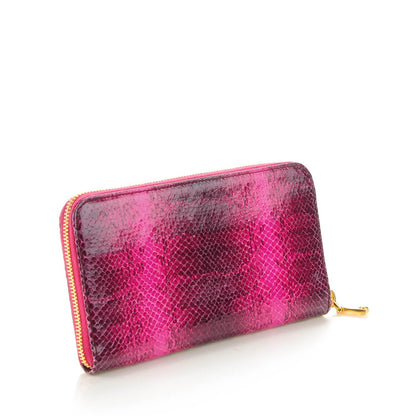 Miu Miu Vitello Ayers Embossed Zip Around Wallet Peonia 3 of 7