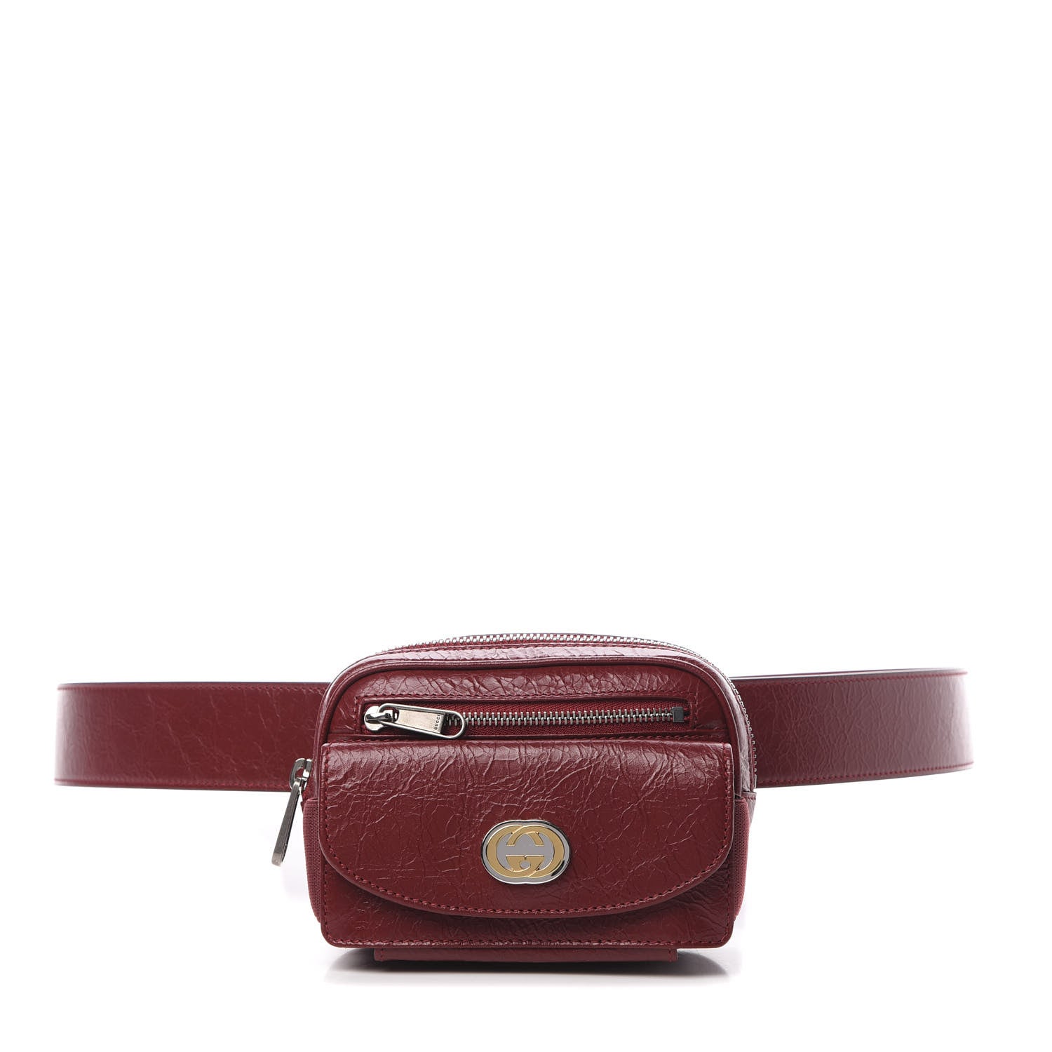 Gucci Fluffy Calfskin Mini Morpheus Belt Bag 100 40 Red 1 of 11