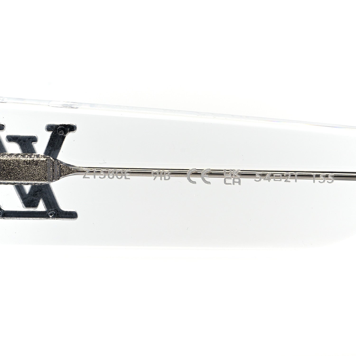 Louis Vuitton LV Clash Square Sunglasses Z1580E Transparent 6 of 10