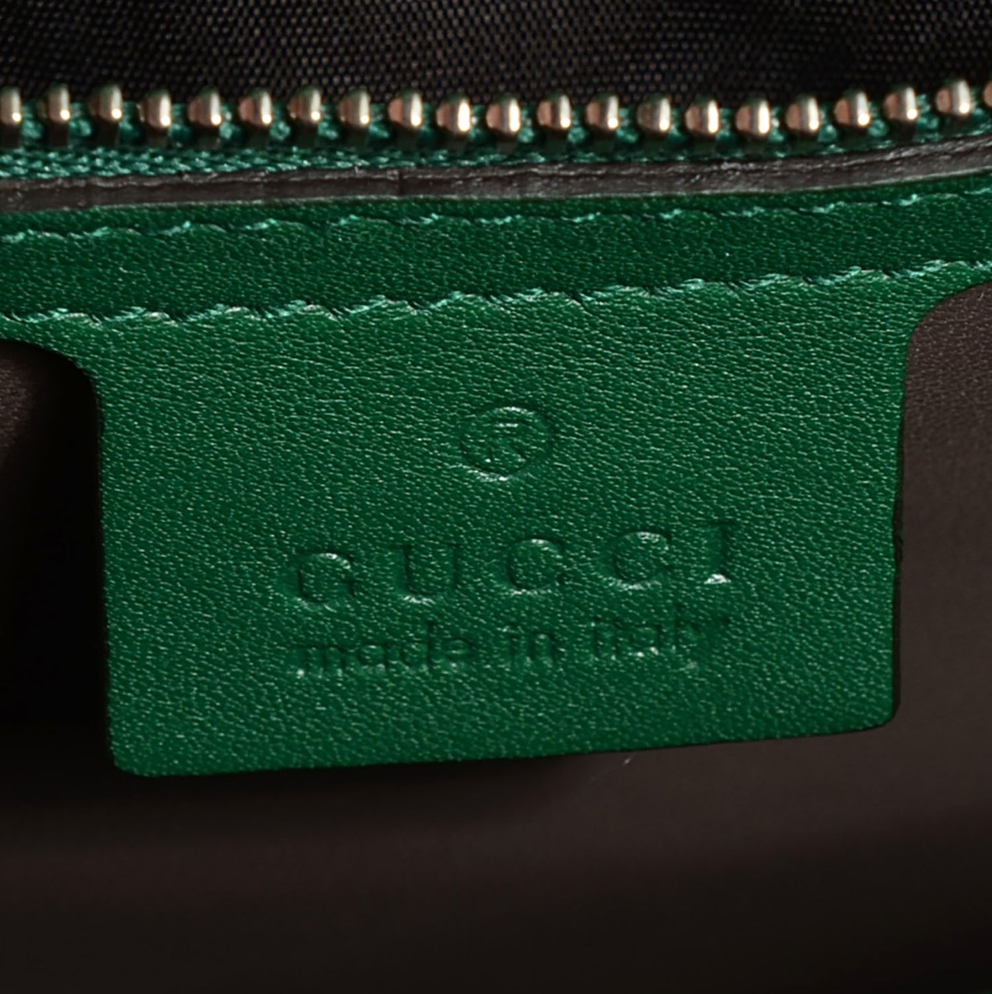 Shade Lux Calfskin Interlocking G Shoulder Bag Turtle Green