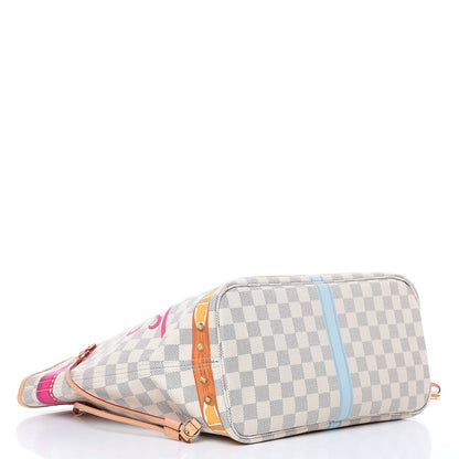 Louis Vuitton Damier Azur Summer Trunks Miami Neo Neverfull MM 5 of 12