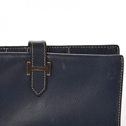 Hermes Epsom Bearn Gusset Wallet Bleu Saphir 9 of 15