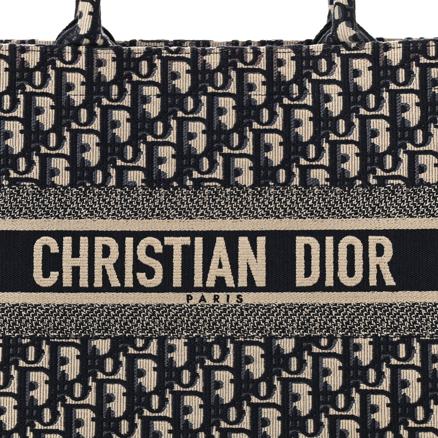 Christian Dior Oblique Medium Book Tote Blue Multicolor 8 of 10