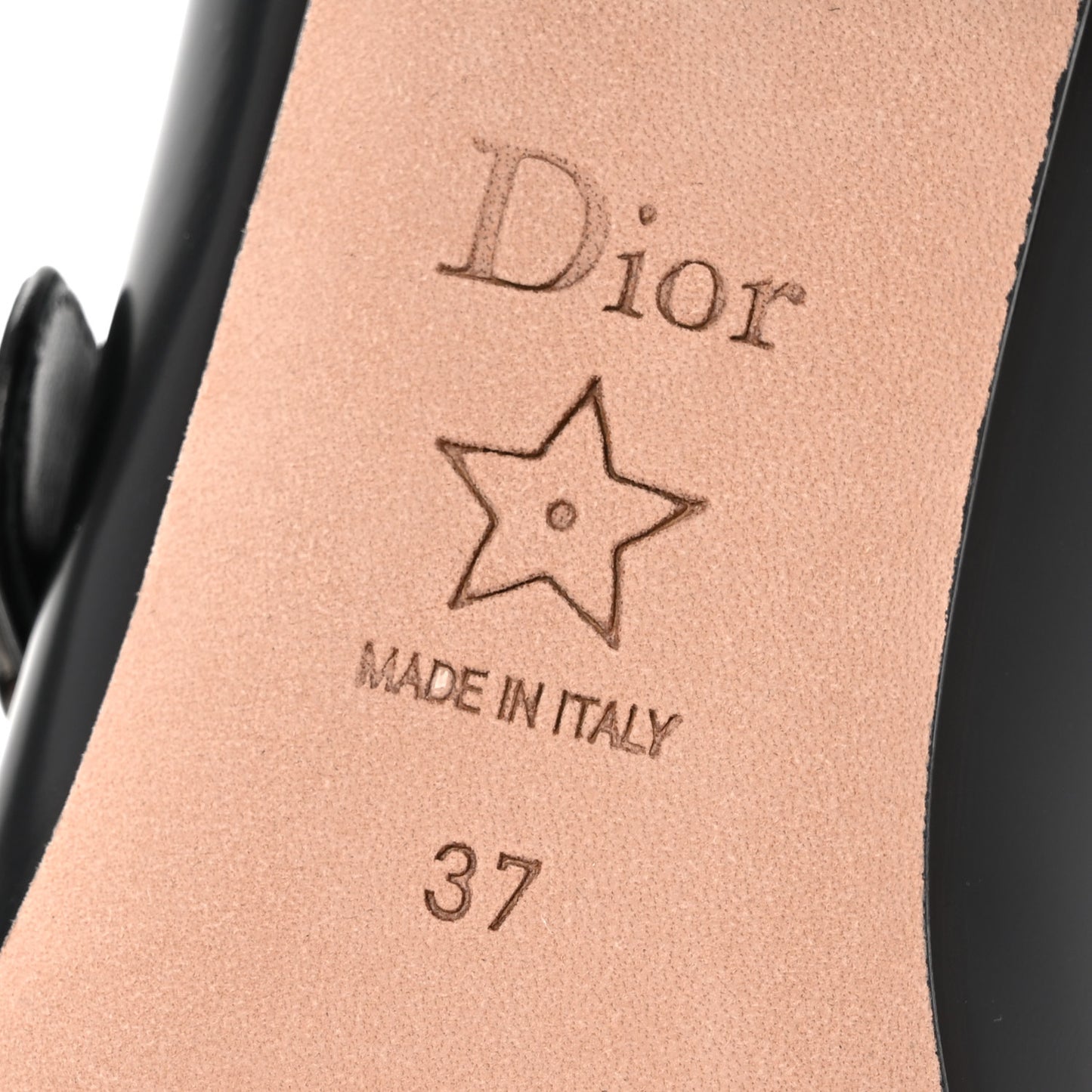 Brushed Calfskin Uniform 30mm Pumps 37 Black