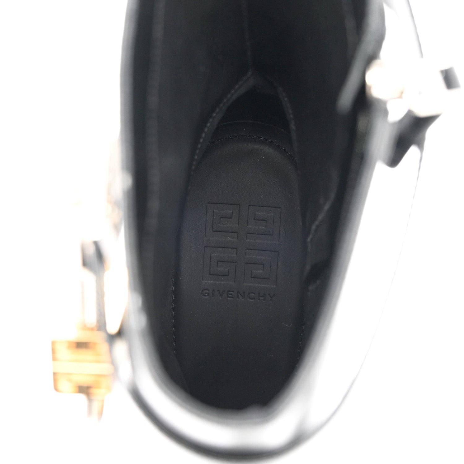 Givenchy Calfskin Shark Lock Ankle Boots 40 Black 8 of 10