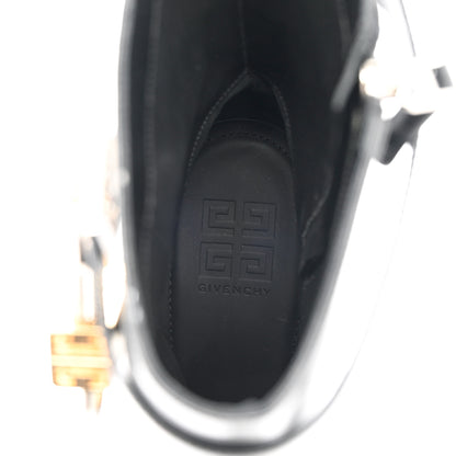 Givenchy Calfskin Shark Lock Ankle Boots 40 Black 8 of 10