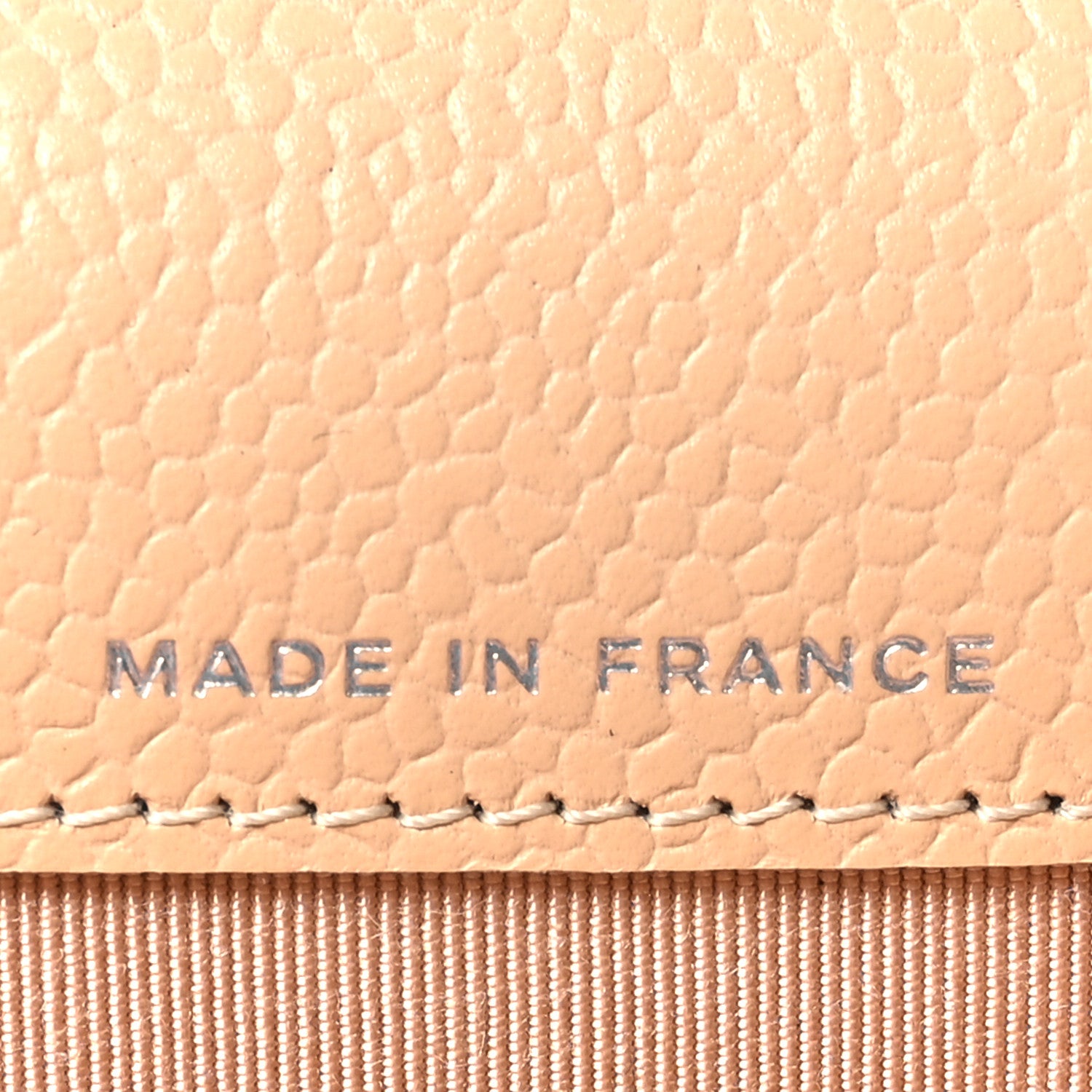 Chanel Caviar Quilted Flap Card Holder Wallet Beige 7 of 9