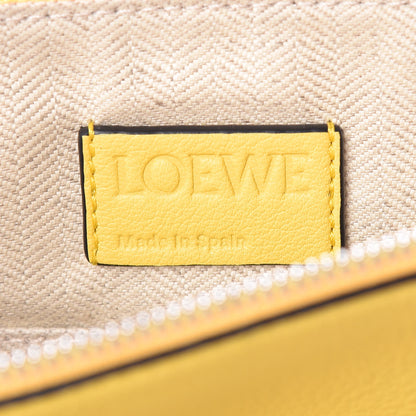 Loewe Calfskin Medium Puzzle Flat Pouch Yellow 8 of 9