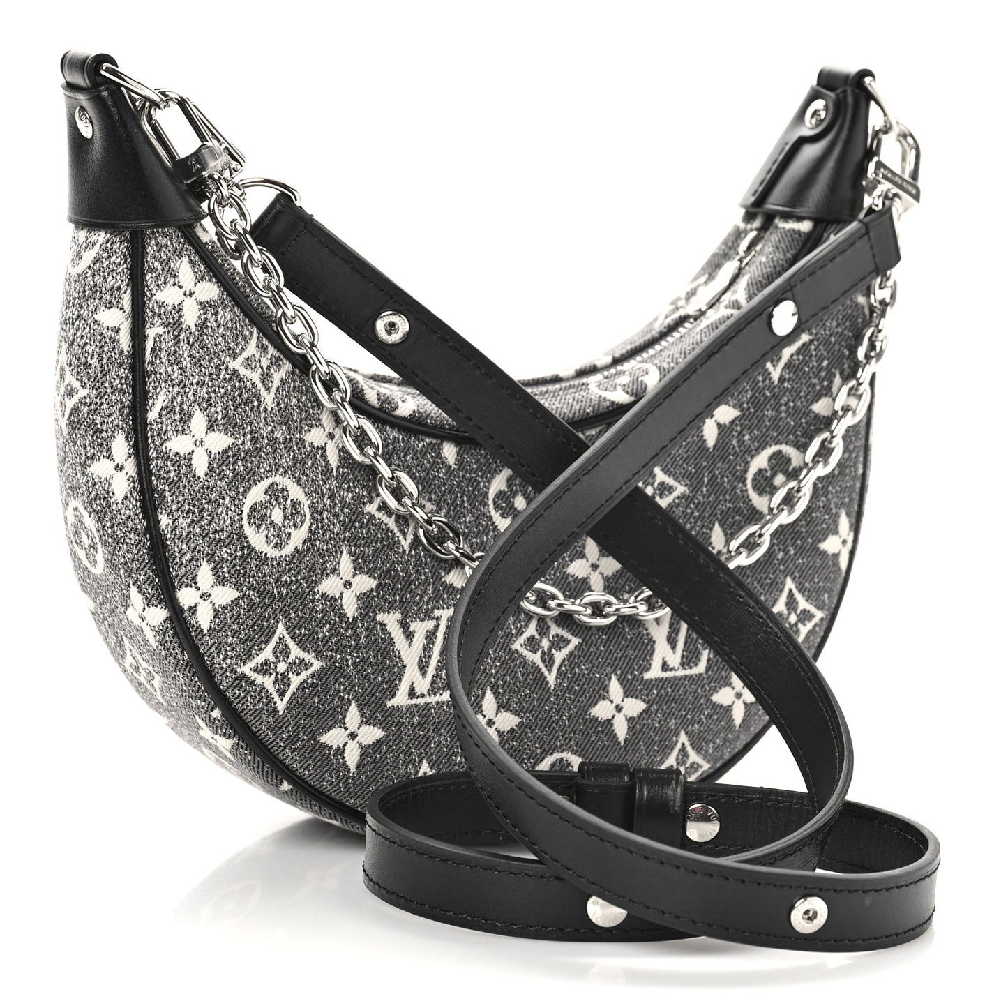 Monogram Jacquard Denim Loop Black