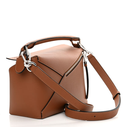 Loewe Calfskin Small Puzzle Edge Bag Tan 3 of 10
