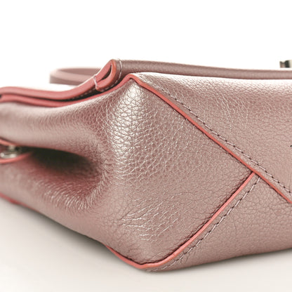 Louis Vuitton Soft Calfskin Eyelet Lockme II Chain Bag BB Rose Gold 8 of 9