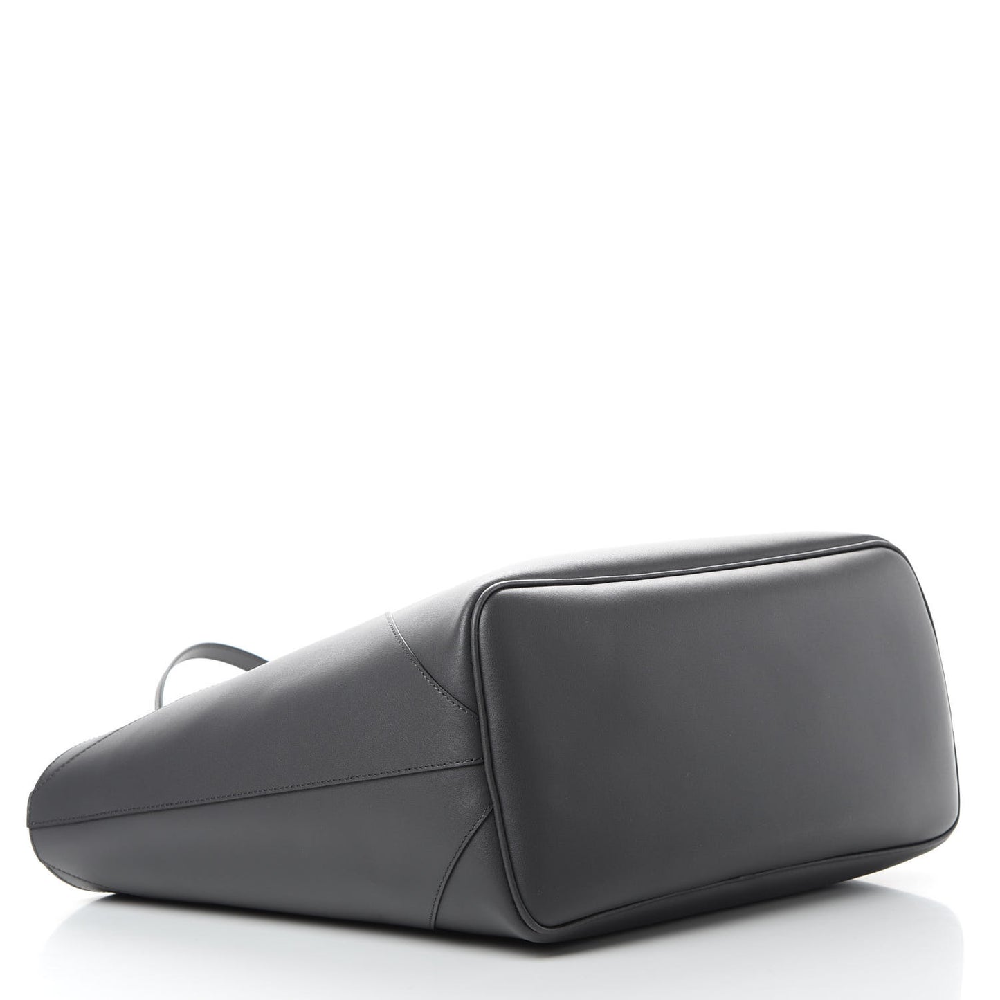 Smooth Calfskin Wing Shopper Tote Grey