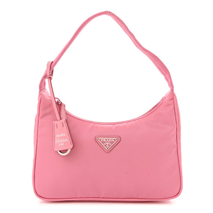 Prada Tessuto Nylon Mini Re-Edition 2000 Bag Begonia 1 of 12