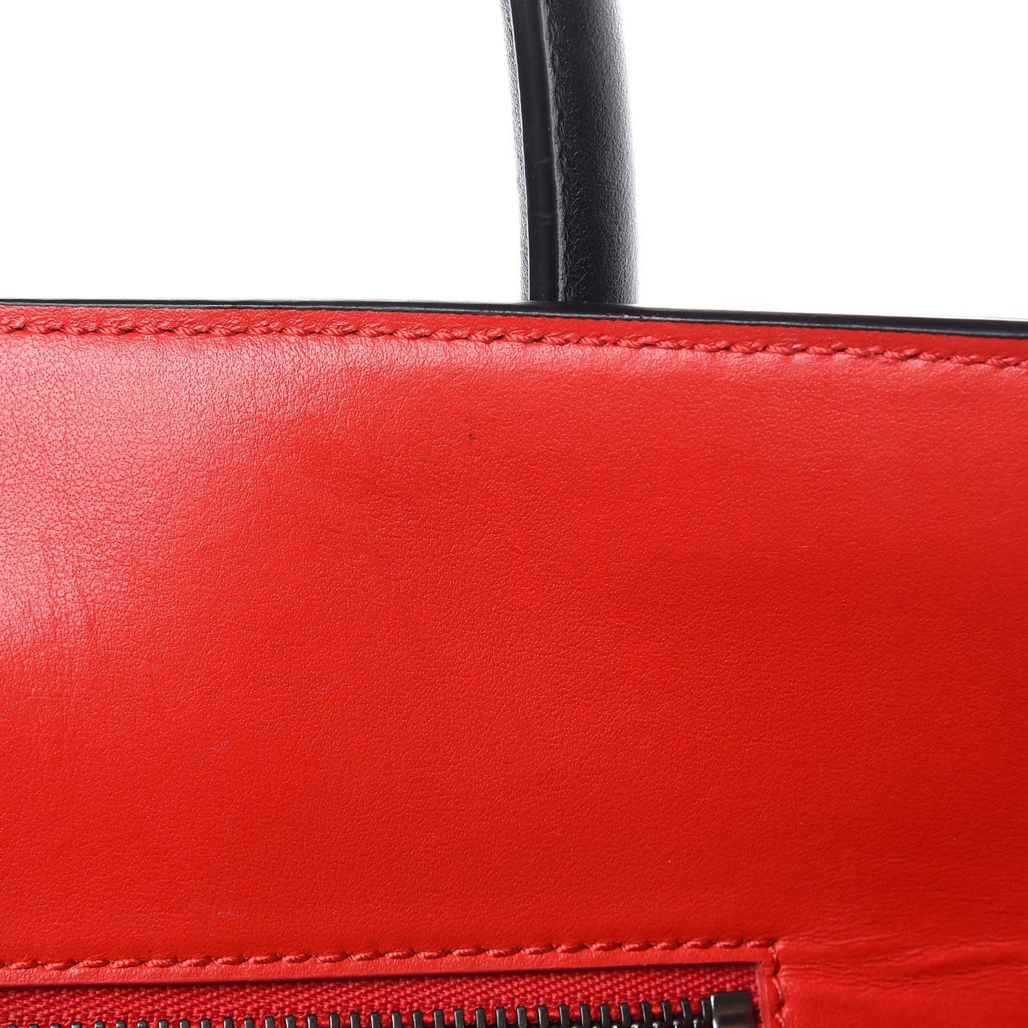 Calfskin Patent Studded Large Paloma Black
