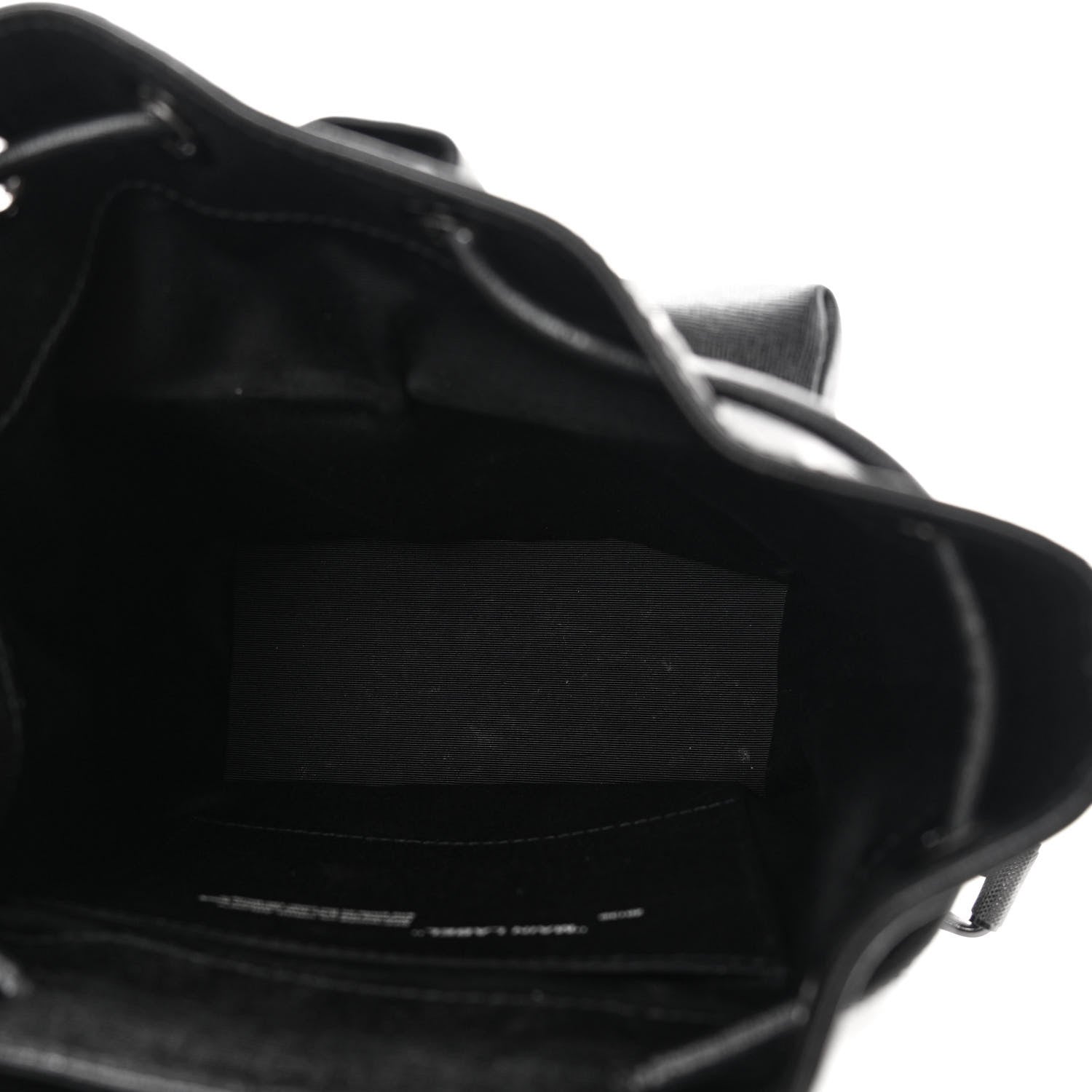 Off-White Saffiano Diag Backpack Black White 5 of 11