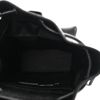Off-White Saffiano Diag Backpack Black White 5 of 11
