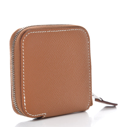 Hermes Epsom Silk'in Coin Purse Gold 3 of 8