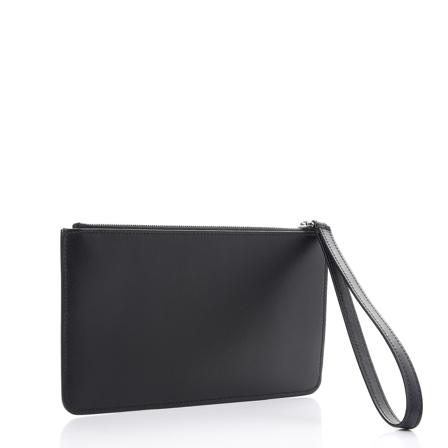 Fendi Vitello Liberty Studded Zip Pouch Black Multicolor 3 of 8