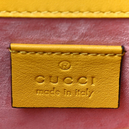 Gucci Satin Crystal Mini Bee Broadway Shoulder Bag Gold 5 of 10