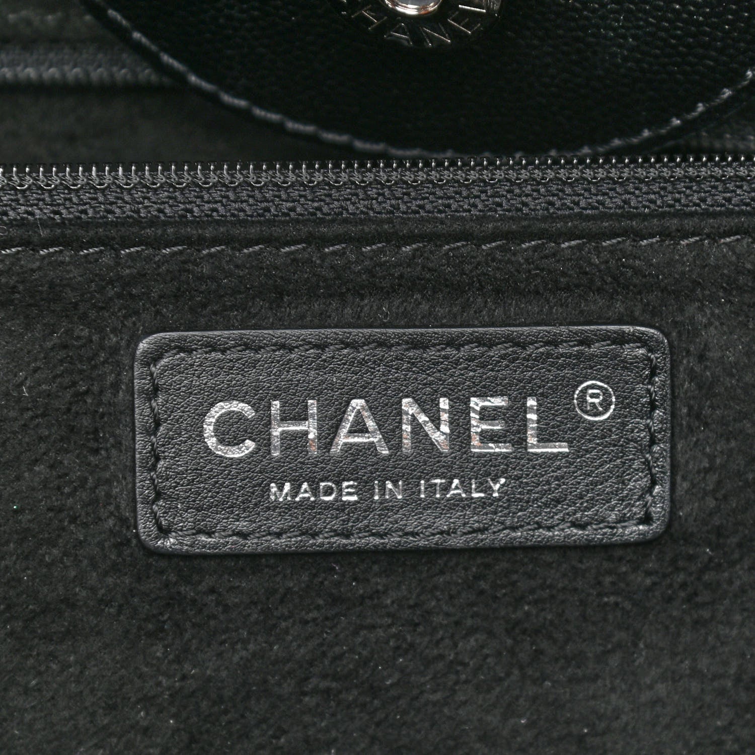 Chanel Caviar Medium Studded Deauville Tote Black 6 of 12