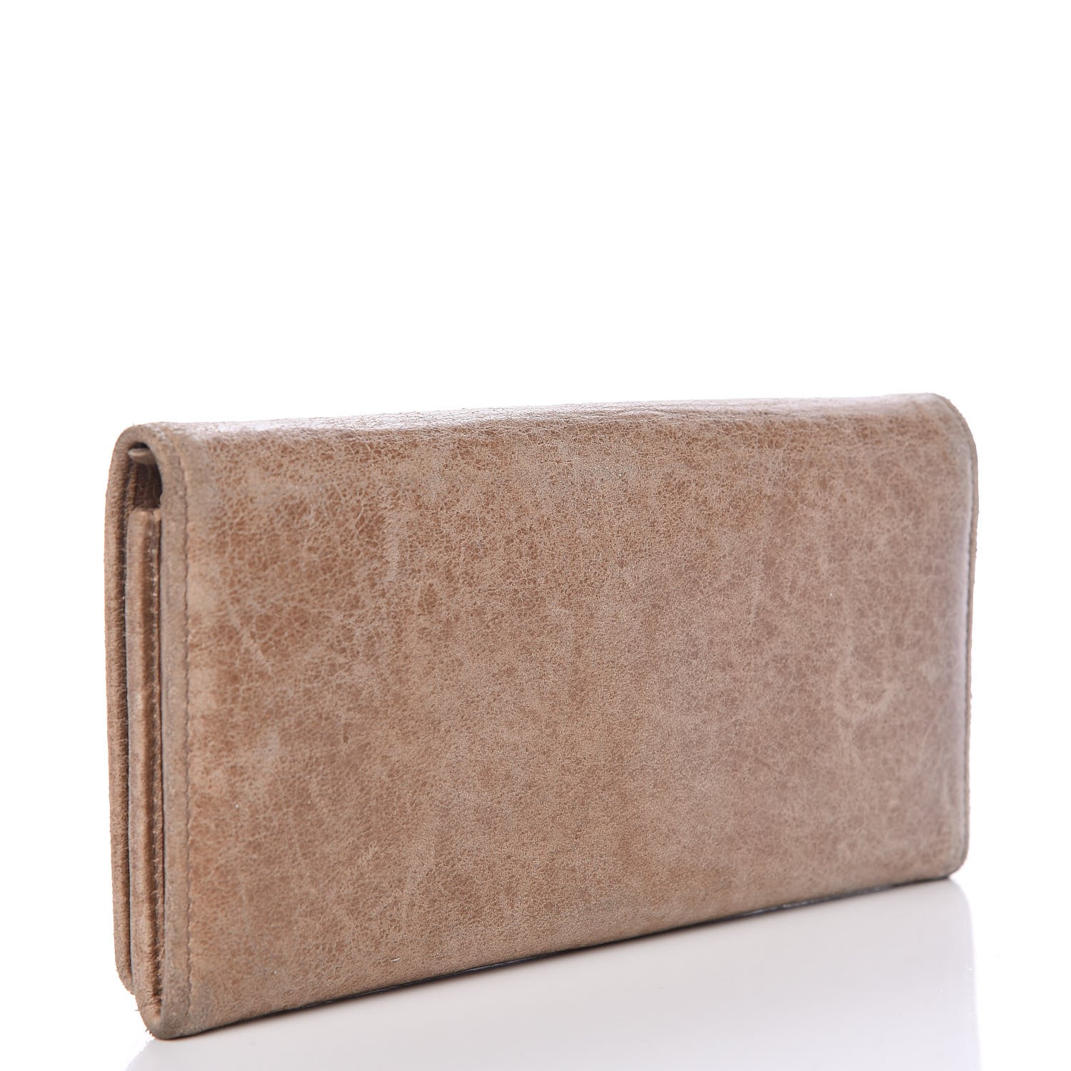 Balenciaga Agneau Classic Hardware Money Wallet Seigle 3 of 17