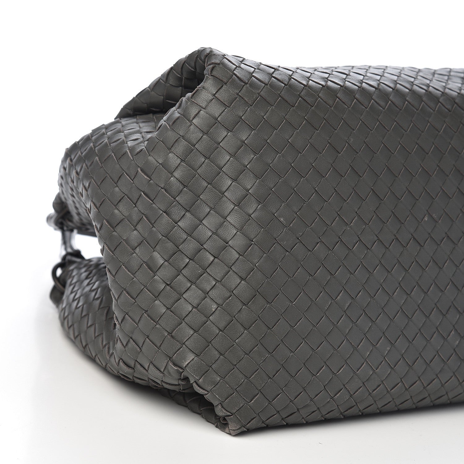 Bottega Veneta Nappa Intrecciato Parachute Bag Light Grey 11 of 13