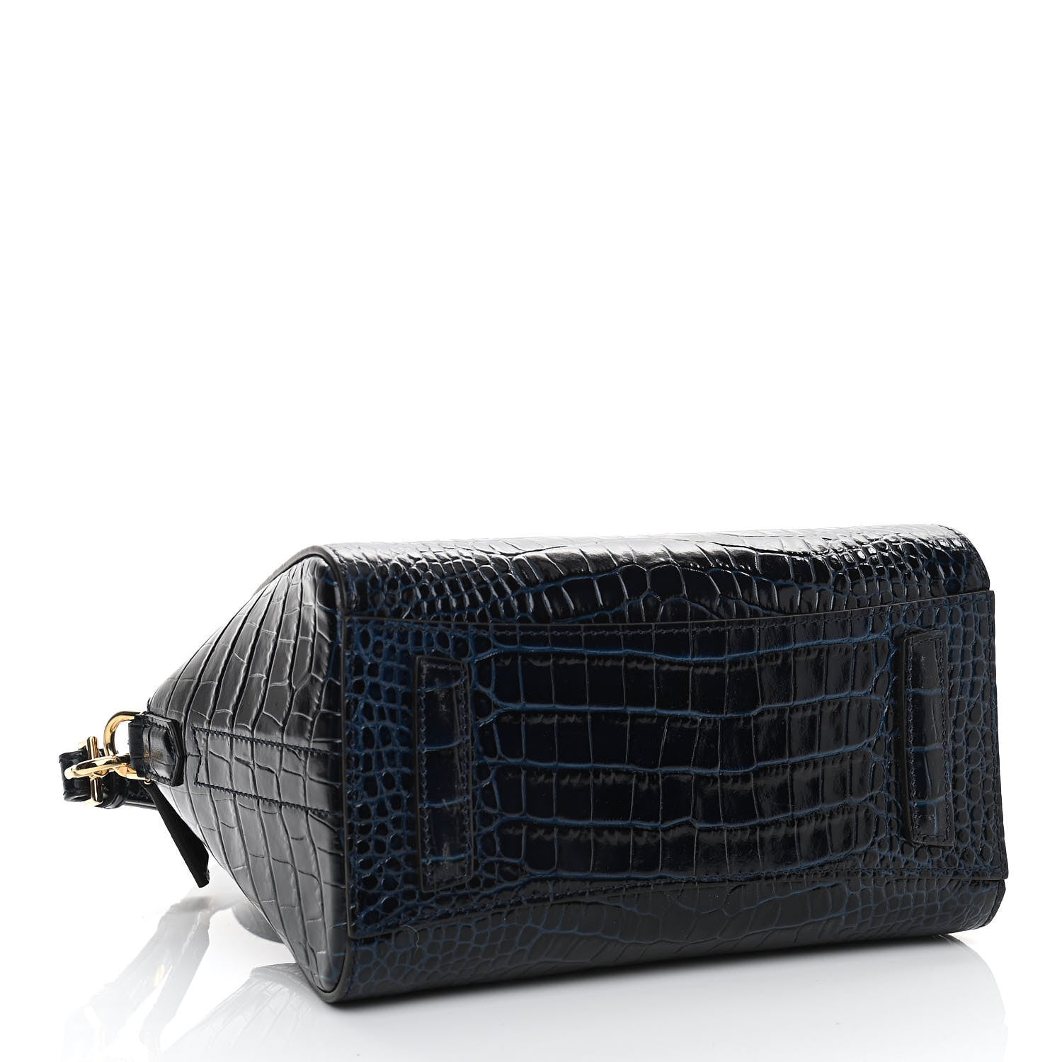 Givenchy Calfskin Crocodile Embossed Mini Antigona Navy 4 of 10