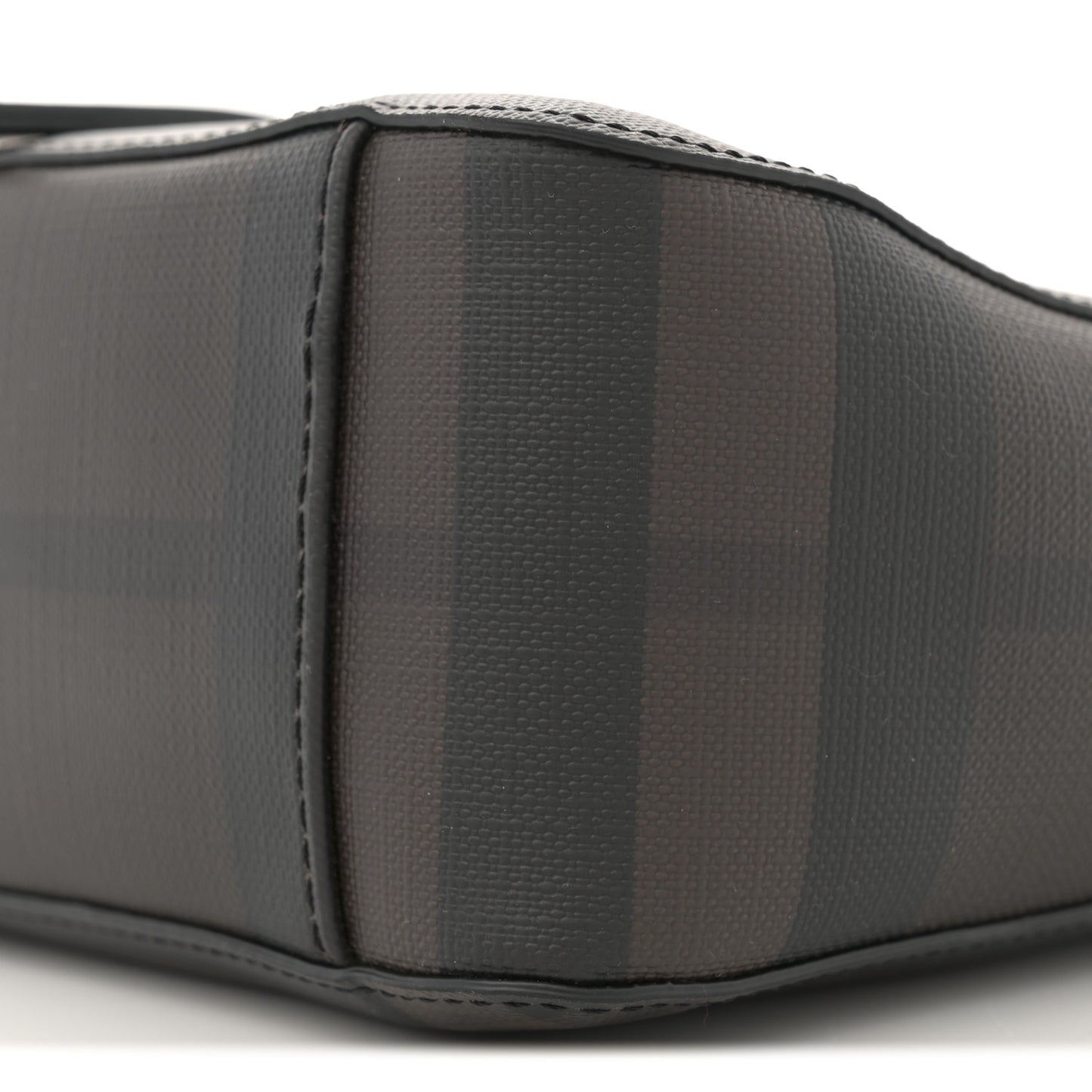 Smoked Check Vaughan Crossbody Bag Black