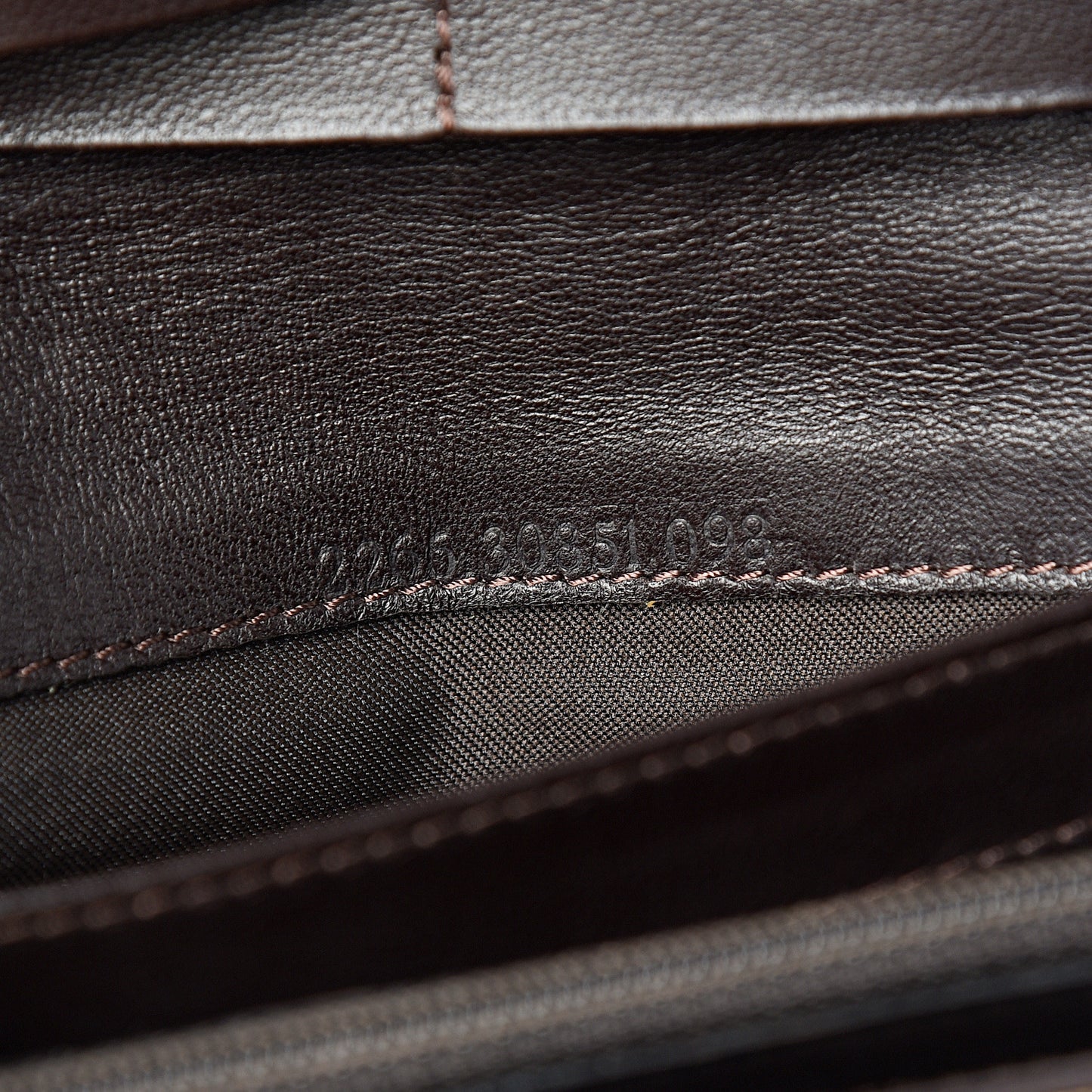 Pequin Striped Flap Wallet Tobacco