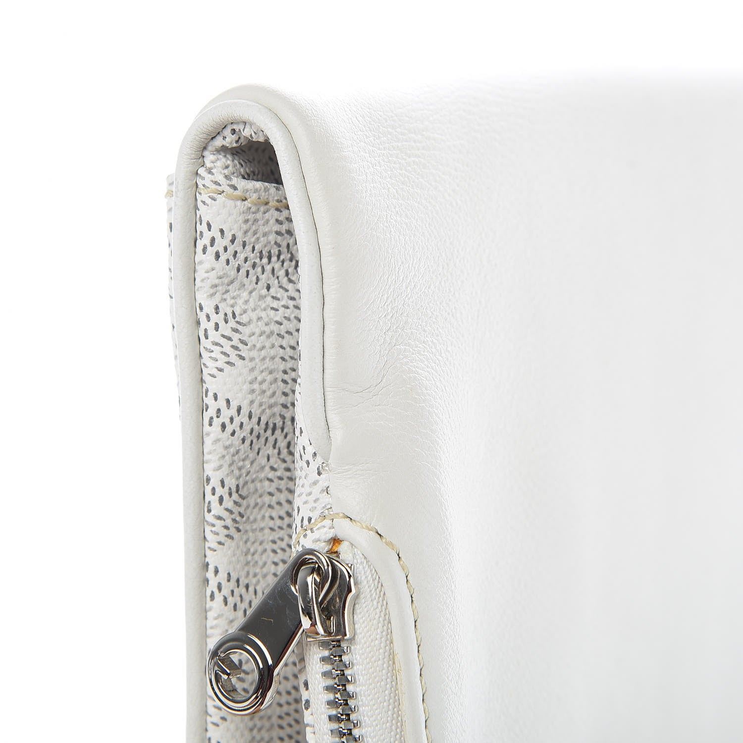 Goyard Goyardine Sainte Marie Soft Clutch White 7 of 11