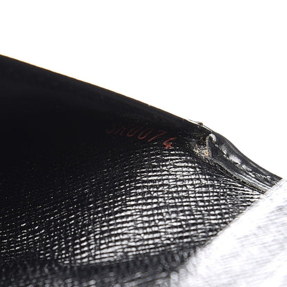 Louis Vuitton Epi Checkbook Organizer Wallet Black 7 of 10